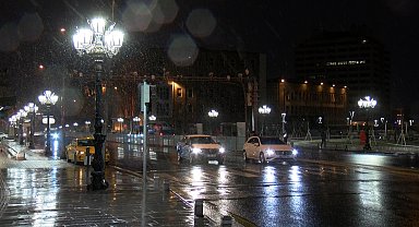 Ankara'da kar yağışı