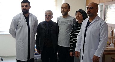 Babasının böbreğiyle hayata tutundu