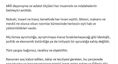 Bahçeli: Hukukun vereceği karara saygıyla yaklaşmak ortak sorumluluk olmalı