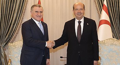 Bakan Aşkın Bak, KKTC Cumhurbaşkanı Ersin Tatar ile bir araya geldi