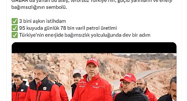 Bakan Bayraktar: Gabar'da günlük petrol üretimi 78 bin varile ulaştı