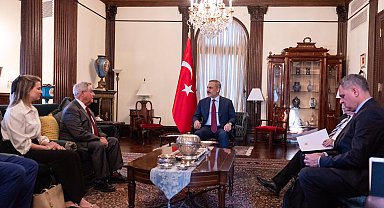 Bakan Fidan, ABD-Türkiye İlişkileri ve Türk Amerikalılar Grubu Eş Başkanı Wilson'u kabul etti