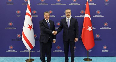 Bakan Fidan, KKTC Başbakanı Üstel ile görüştü