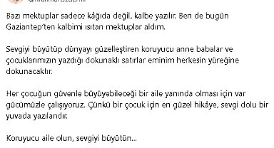 Bakan Göktaş: Koruyucu aile olun, sevgiyi büyütün