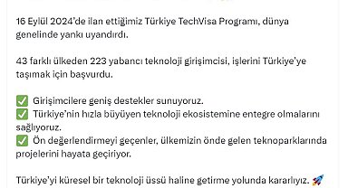 Bakan Kacır: 223 yabancı teknoloji girişimcisi, işlerini Türkiye'ye taşımak için başvurdu