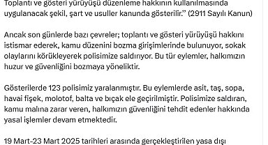 Bakan Yerlikaya: Yasa dışı eylemlerde 1133 şüpheli gözaltına alındı