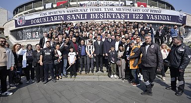 Beşiktaş camiası bayramlaştı