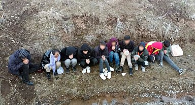 Bitlis'te 10 kaçak göçmen yakalandı