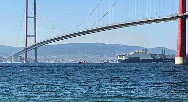 Boru döşeme gemisi, Çanakkale Boğazı'ndan geçti