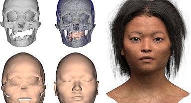 Çinli bilim insanları, 16 bin yıl önce yaşamış bir insanın yüzünü dijital ortamda yeniden oluşturdu