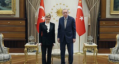 Cumhurbaşkanı Erdoğan, eski Hırvatistan Cumhurbaşkanı Kitaroviç'i kabul etti