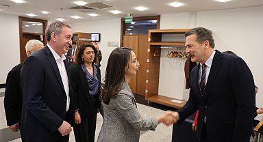 DEM Parti heyeti, TİP Genel Başkanı Baş ile görüştü