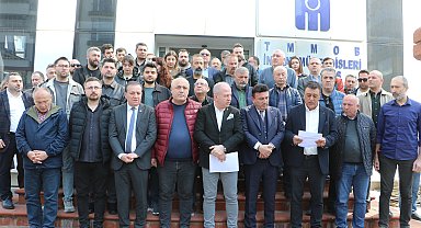 Denetim için inşaata giden yapı denetim mühendislerine saldırı