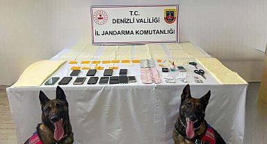 Denizli'de 517 bin 800 kullanımlık uyuşturucu ele geçirildi