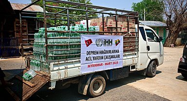 Deprem yaşanan Myanmar ve Tayland'a İHH'dan acil yardım çalışması