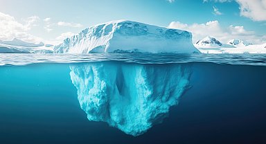 Dünyanın en büyük buzdağı Atlantik'te karaya oturdu