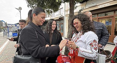 Edirne'de, 'Baba Marta' etkinliği yapıldı