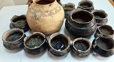 Elazığ'da Tadım Kalesi ve Höyüğü'nde çıkarılan 31 eser Diyarbakır'a gönderildi