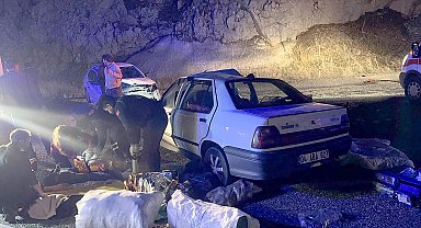 Erzurum'da 2 otomobil çarpıştı; 1 ölü, 3 yaralı