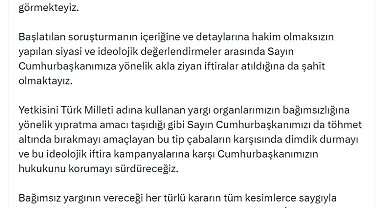 Fahrettin Altun: Bağımsız yargının vereceği her türlü karar saygıyla karşılanmalı