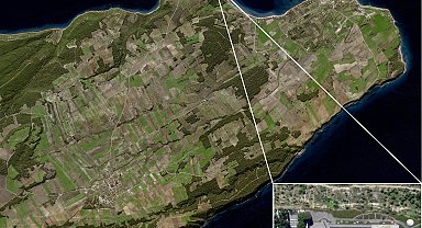 Göktürk-1 uydusunun 100 bininci görüntüsü Çanakkale'deki Şehitler Abidesi'nden