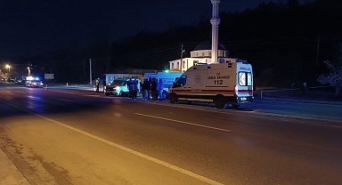 Hafif ticari araçla çarpışan 15 yaşındaki motosikletlinin öldüğü kaza kamerada