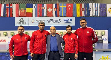 Havalı Tabanca Trio Erkekler Milli Takımı'ndan altın madalya