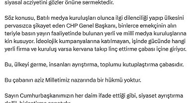 İletişim Başkanı Altun: CHP genel başkanının sözde boykot çağrıları siyasal acziyetini gösteriyor