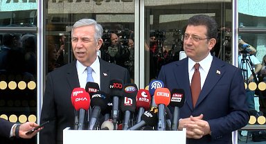 İmamoğlu'ndan Yavaş'a ziyaret