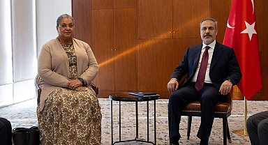 İstanbul - Bakan Fidan, BM Libya Özel Temsilcisi Tetteh'i kabul etti