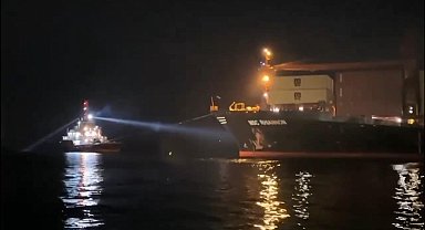 İstanbul- Bakırköy'de karaya oturan kargo gemisi kurtarıldı