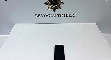 İstanbul - Beyoğlu'nda telefon kapkaççıları yakalandı