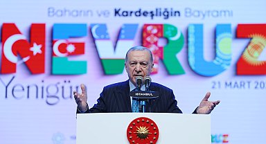 İstanbul- Cumhurbaşkanı Erdoğan: 21 Mart'ı baharın ve kardeşliğin bayramı olarak ilan etmek istiyoruz Geniş haber