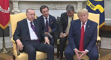 İstanbul - Cumhurbaşkanı Erdoğan, ABD Başkanı Trump ile telefon görüşmesi gerçekleştirdi Arşiv görüntüler eklendi