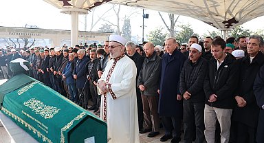 İstanbul- Cumhurbaşkanı Erdoğan, Kasım Yağcıoğlu'nun cenazesine katıldı