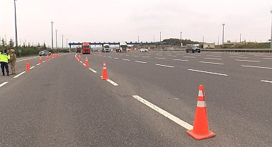 İstanbul - Eyüpsultan'da jandarmadan bayram öncesi şehirlerarası otobüslere denetim