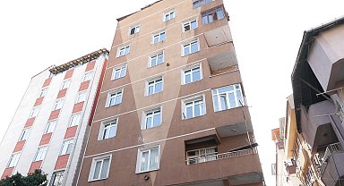 İstanbul - Küçükçekmece 'de 8 katlı bina tahliye edilip mühürlendi