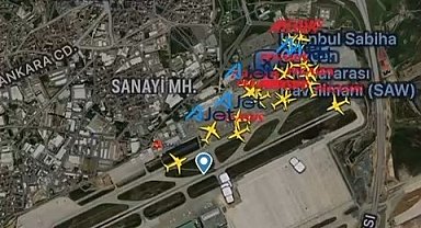 İstanbul- Sabiha Gökçen Havalimanı apronunda tilki alarmı