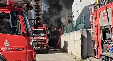 İstanbul - Tuzla'da fabrikada yangın-1