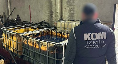 İzmir'de 24 ton kaçak akaryakıt ele geçirildi