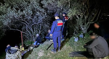 Kaçak kazı yapan 7 şüpheliye suçüstü
