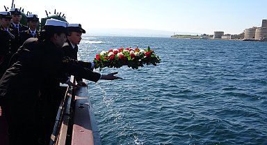 Kadın bahriyelilerden 'TCG Nusret' ile 8 Mart anısı seyri