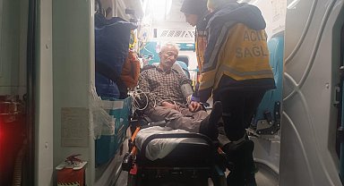 Kalp hastası, kapanan yol 4 saatte açılıp hastaneye ulaştırıldı