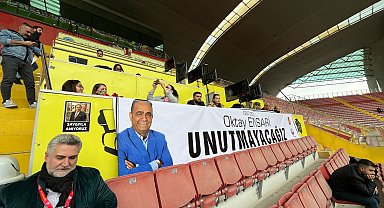 Kayserispor - Hatayspor maçında meslektaşları Oktay Ensari'yi andı