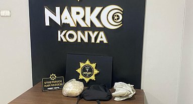 Konya'da 600 kilo uyuşturucu üretilebilecek ham madde ele geçirildi