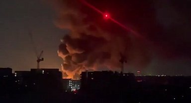 Krasnodar bölgesindeki petrol deposunda çıkan yangın 10 bin metrekare alana yayıldı