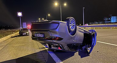 Kuzey Marmara Otoyolu'nda iki otomobil çarpıştı: 5 yaralı