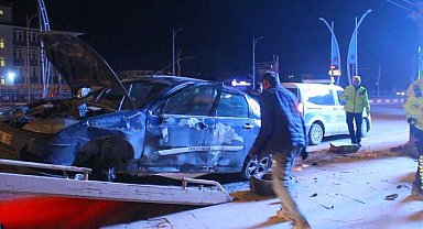 Malatya'da otomobil devrildi: 1 ölü, 1 yaralı