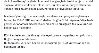 Mansur Yavaş: Biz, herkese eşit uygulama istiyoruz