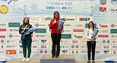 Mardinli milli atıcı Berfin, Avrupa Şampiyonu oldu